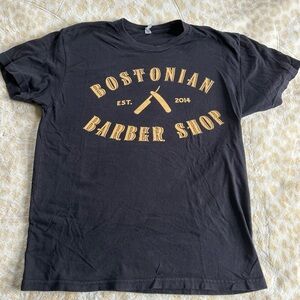 Bostonian Barber Shop Black T-Shirt